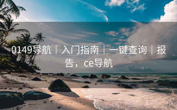 0149导航｜入门指南｜一键查询｜报告，ce导航
